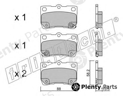  fri.tech. part 777.0 (7770) Brake Pad Set, disc brake