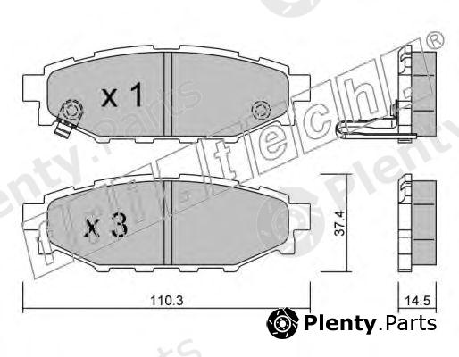  fri.tech. part 780.0 (7800) Brake Pad Set, disc brake