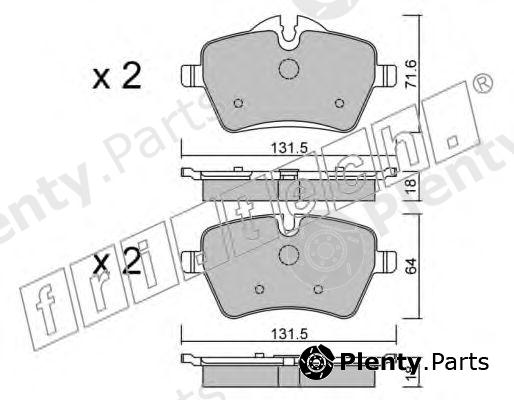  fri.tech. part 784.0 (7840) Brake Pad Set, disc brake