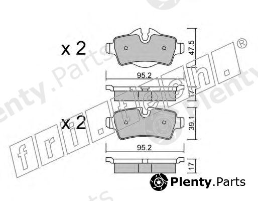  fri.tech. part 785.0 (7850) Brake Pad Set, disc brake