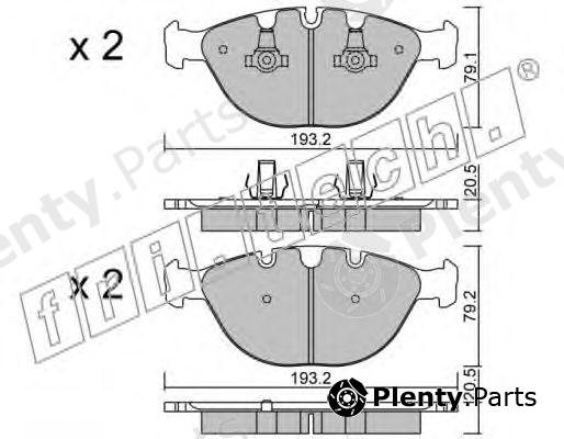  fri.tech. part 787.0 (7870) Brake Pad Set, disc brake