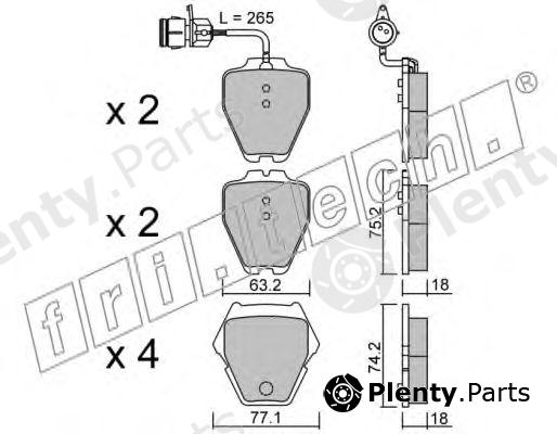  fri.tech. part 790.0 (7900) Brake Pad Set, disc brake