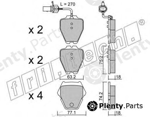  fri.tech. part 790.1 (7901) Brake Pad Set, disc brake