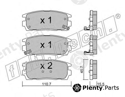  fri.tech. part 795.0 (7950) Brake Pad Set, disc brake