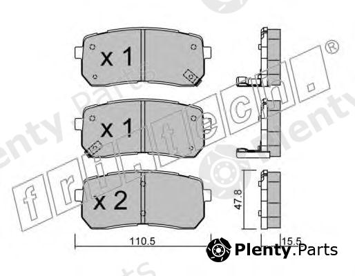 fri.tech. part 802.0 (8020) Brake Pad Set, disc brake