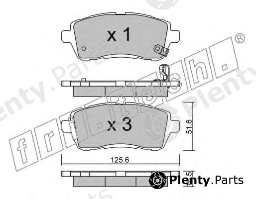  fri.tech. part 809.0 (8090) Brake Pad Set, disc brake