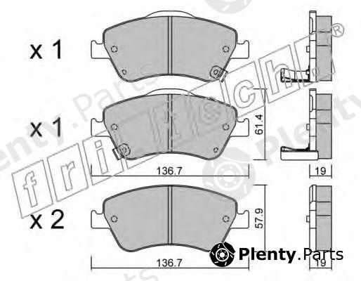  fri.tech. part 810.0 (8100) Brake Pad Set, disc brake