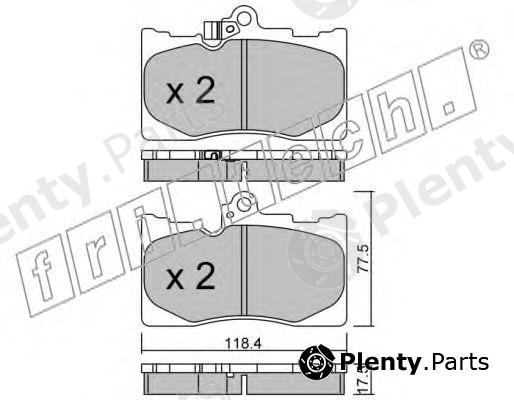  fri.tech. part 815.0 (8150) Brake Pad Set, disc brake