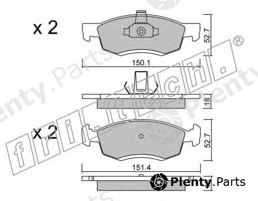  fri.tech. part 818.0 (8180) Brake Pad Set, disc brake
