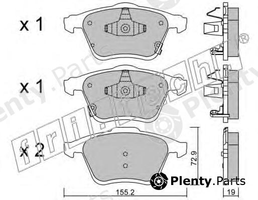  fri.tech. part 821.0 (8210) Brake Pad Set, disc brake