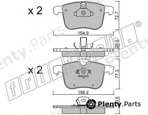  fri.tech. part 829.0 (8290) Brake Pad Set, disc brake