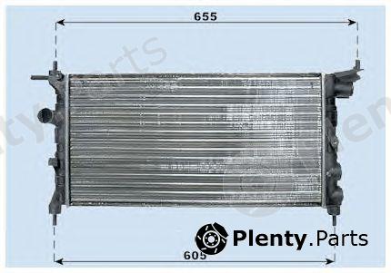  FRIGAIR part 0107.3010 (01073010) Radiator, engine cooling