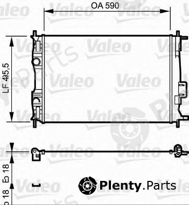  VALEO part 735119 Radiator, engine cooling