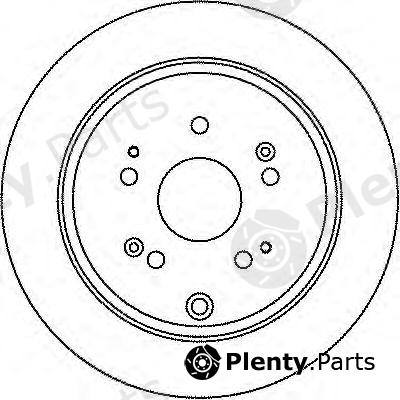  TEXTAR part 92162500 Brake Disc