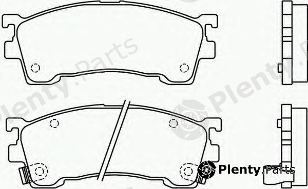  TEXTAR part 2384504 Brake Pad Set, disc brake