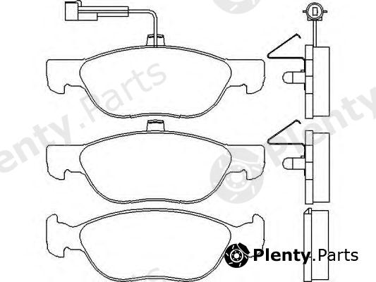  TEXTAR part 2192802 Brake Pad Set, disc brake