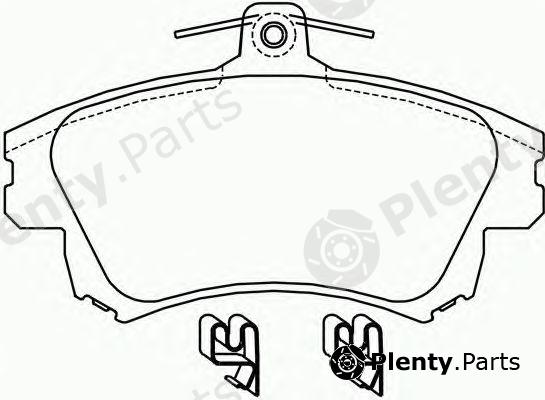  TEXTAR part 2198304 Brake Pad Set, disc brake