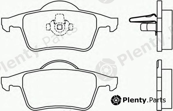  TEXTAR part 2307602 Brake Pad Set, disc brake