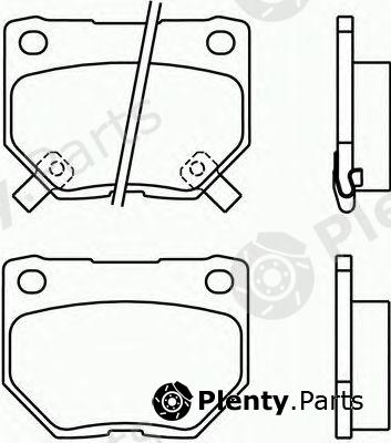  TEXTAR part 2338101 Brake Pad Set, disc brake