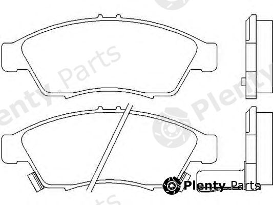  TEXTAR part 2381701 Brake Pad Set, disc brake