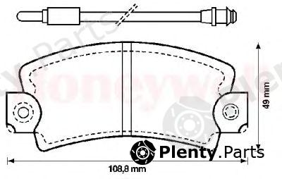  JURID part 571337D Brake Pad Set, disc brake