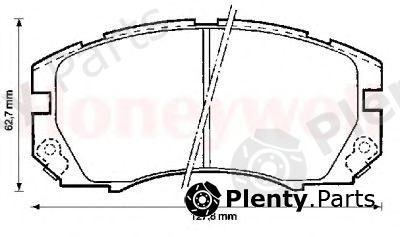  JURID part 572377J Brake Pad Set, disc brake