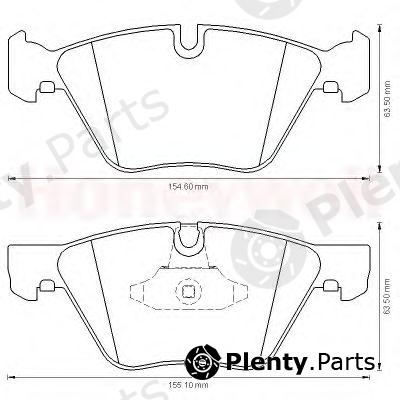  JURID part 573188J-AS (573188JAS) Brake Pad Set, disc brake