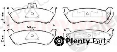  JURID part 573148J Brake Pad Set, disc brake