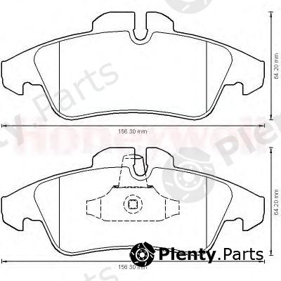  JURID part 573190J-AS (573190JAS) Brake Pad Set, disc brake