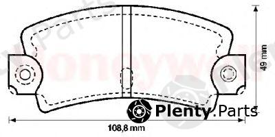  BENDIX part 571243B Brake Pad Set, disc brake