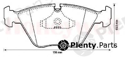  BENDIX part 571355X Brake Pad Set, disc brake