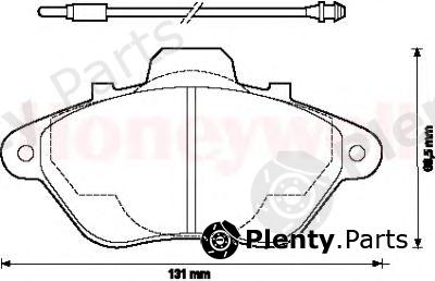  BENDIX part 571366B Brake Pad Set, disc brake