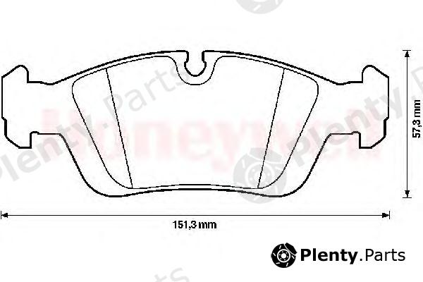  BENDIX part 571411X Brake Pad Set, disc brake