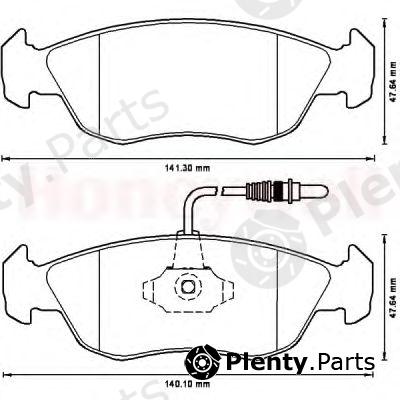  BENDIX part 571509X Brake Pad Set, disc brake