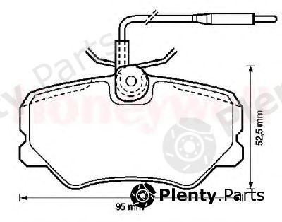  BENDIX part 571510B Brake Pad Set, disc brake