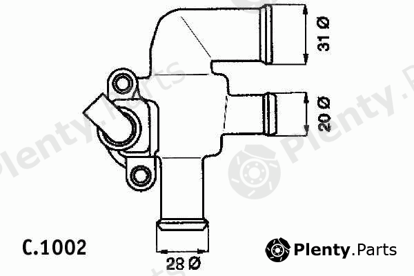  BEHR THERMOT-TRONIK part C.1002.90 (C100290) Thermostat, coolant