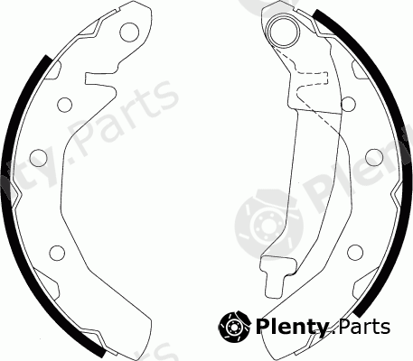  FERODO part FSB595 Brake Shoe Set