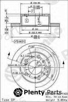  BREMBO part 08.3069.14 (08306914) Brake Disc