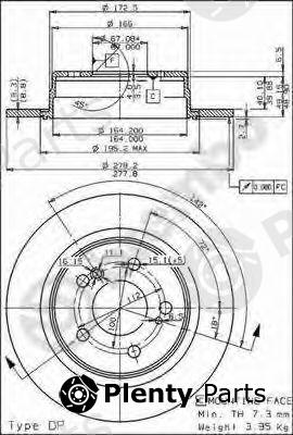  BREMBO part 08.5346.10 (08534610) Brake Disc