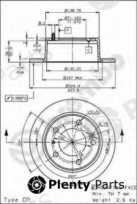  BREMBO part 08.5352.10 (08535210) Brake Disc