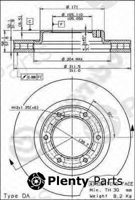  BREMBO part 09.5914.10 (09591410) Brake Disc