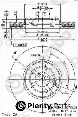  BREMBO part 09.8304.11 (09830411) Brake Disc