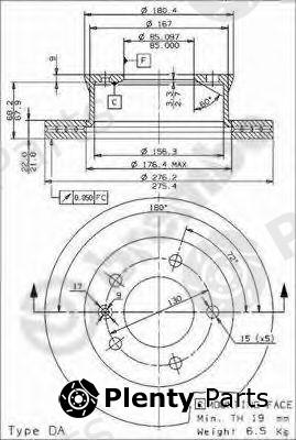  BREMBO part 09.9618.14 (09961814) Brake Disc