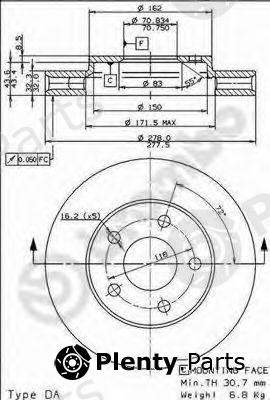  BREMBO part 09.7376.14 (09737614) Brake Disc