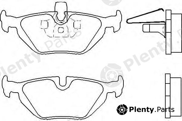  BREMBO part P06025 Brake Pad Set, disc brake