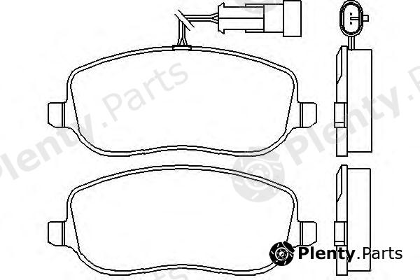  BREMBO part P23100 Brake Pad Set, disc brake