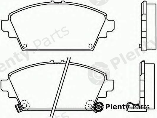 BREMBO part P28029 Brake Pad Set, disc brake