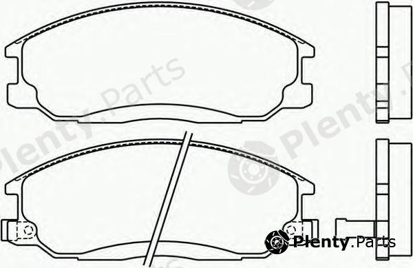  BREMBO part P30013 Brake Pad Set, disc brake