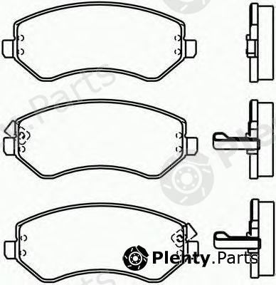  BREMBO part P37007 Brake Pad Set, disc brake