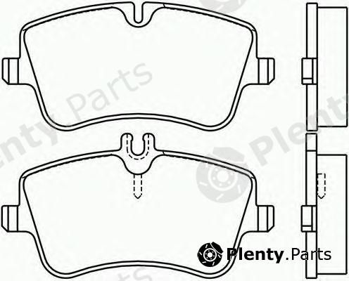  BREMBO part P50045 Brake Pad Set, disc brake